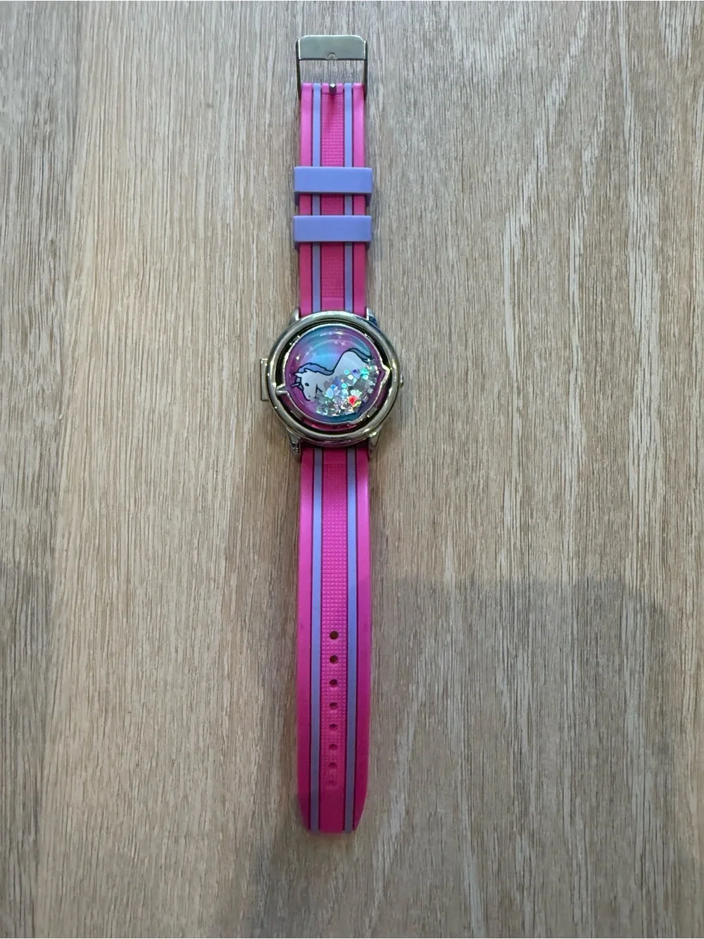 NEW Limited Too Pink Unicorn Glitter Watch